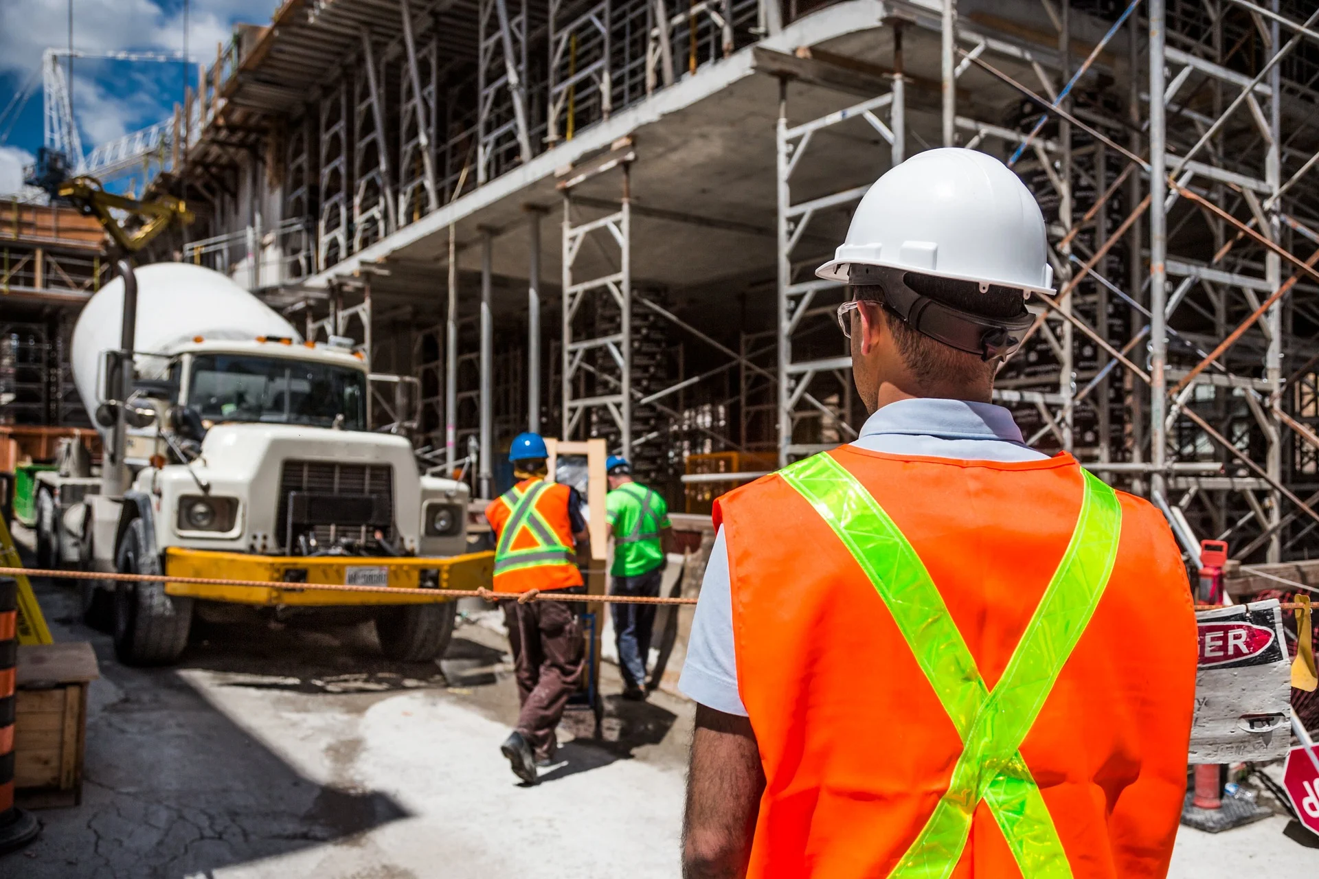Signaleur de chantier de construction Construction 2578410 1920
